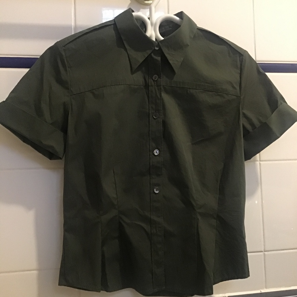 Classy Forest Green Blouse